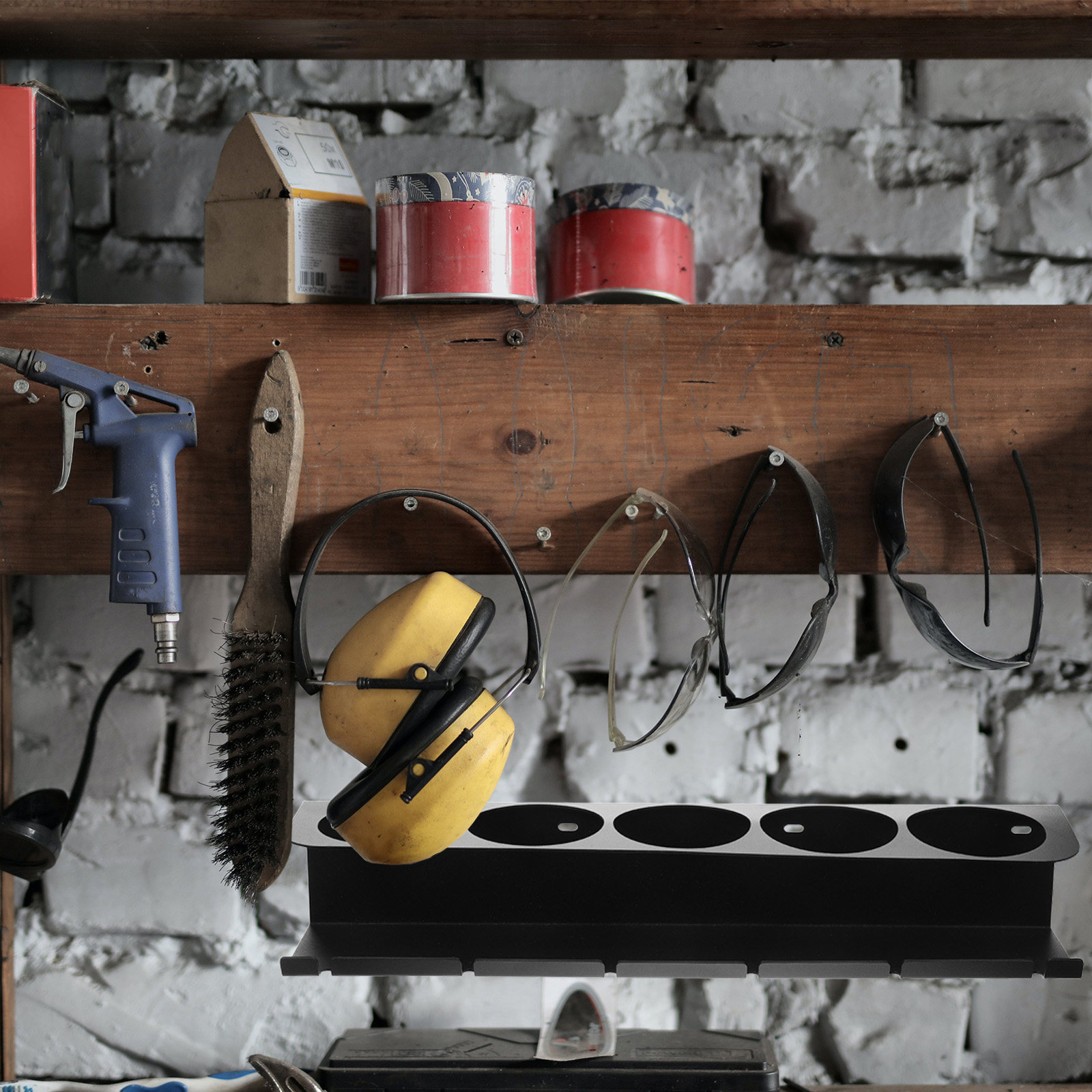 Power Tools In Workshop - 1Set Heavy Duty Metalen Gereedschapsrek voor