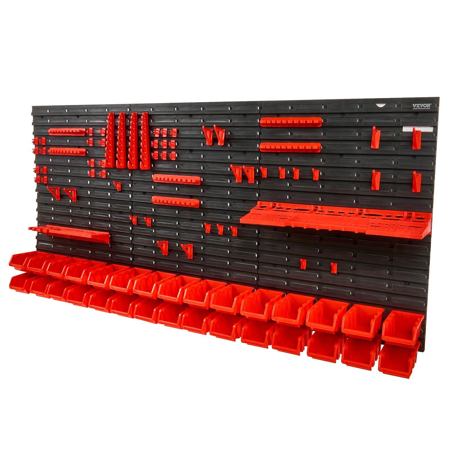 Workshop Tools Holder - Wandmontage 30-delige plastic onderdelenrek organizer hardware