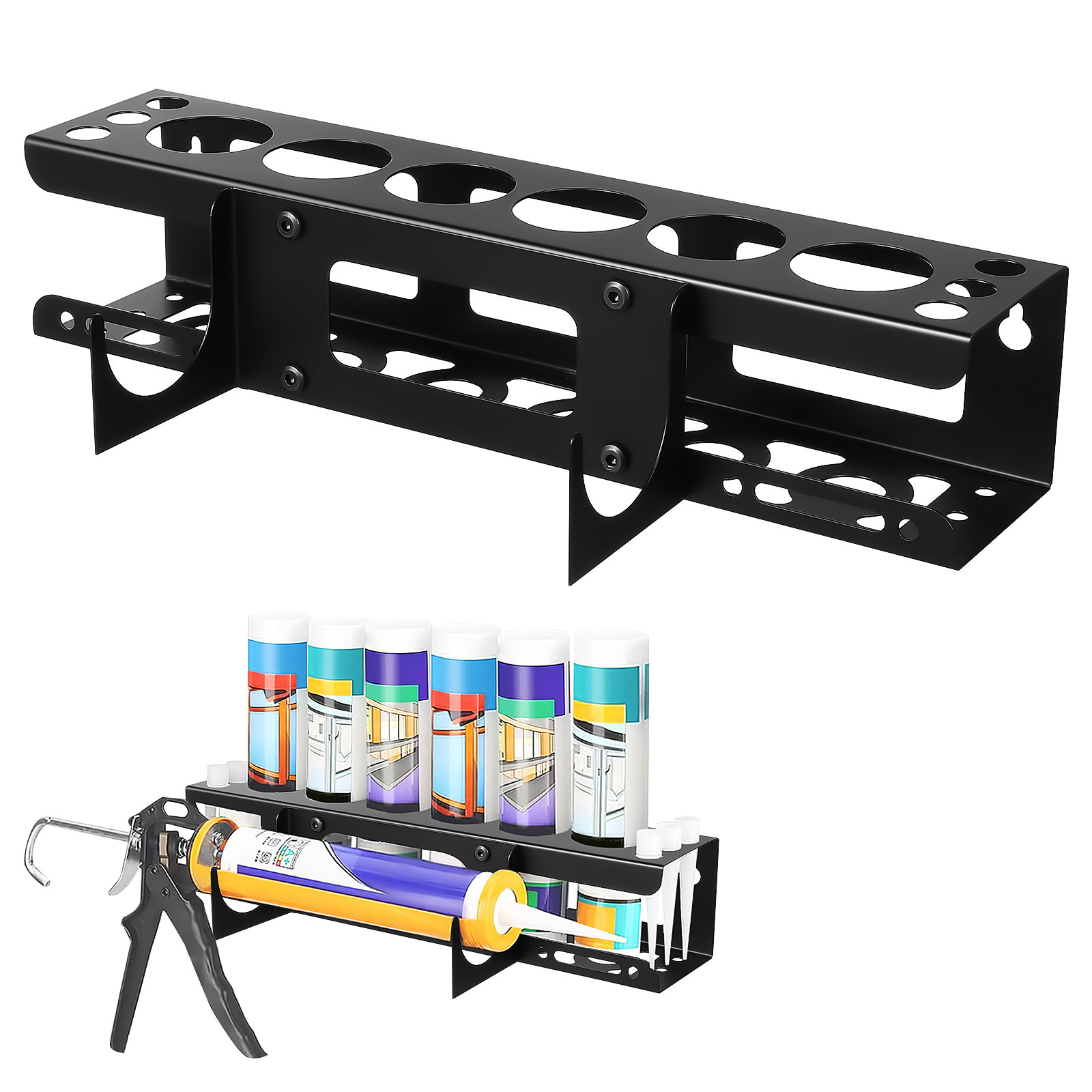 Workshop Tools Holder - Wandmontage gereedschapsorganizer rek, heavy-duty kitfleshouder voor