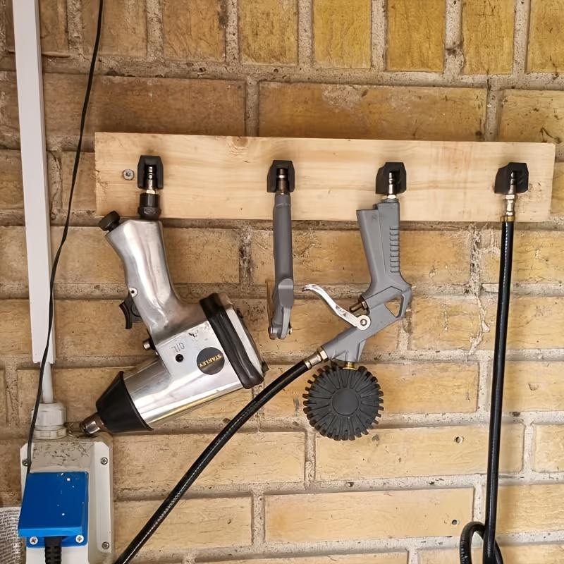 Workshop Tools Holder - 4-delige pneumatische luchtgereedschap wandmontage houderset 3D