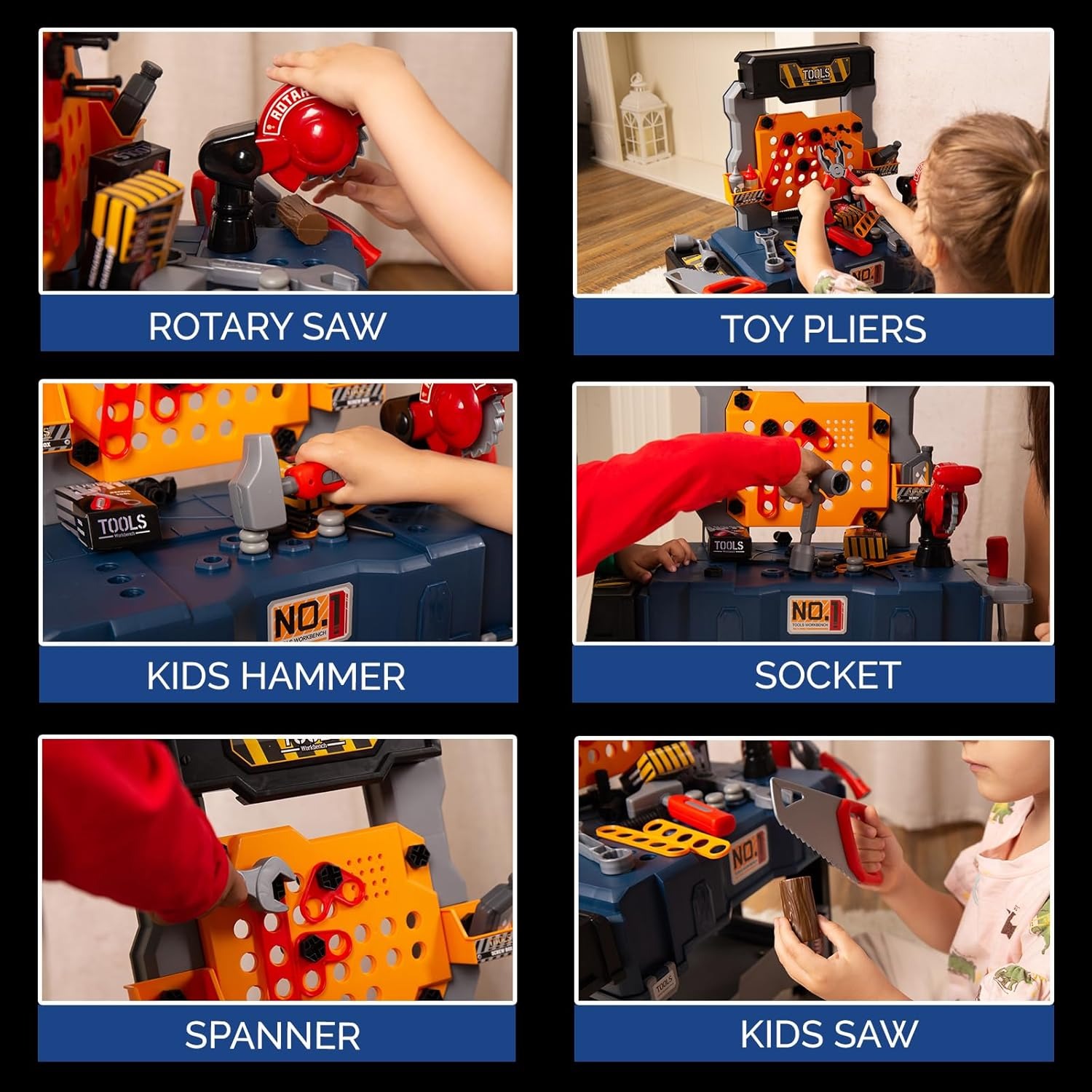 65PCS Kids Tool Bench Set Fant - Tools Workshop For Kids recensie en prijs