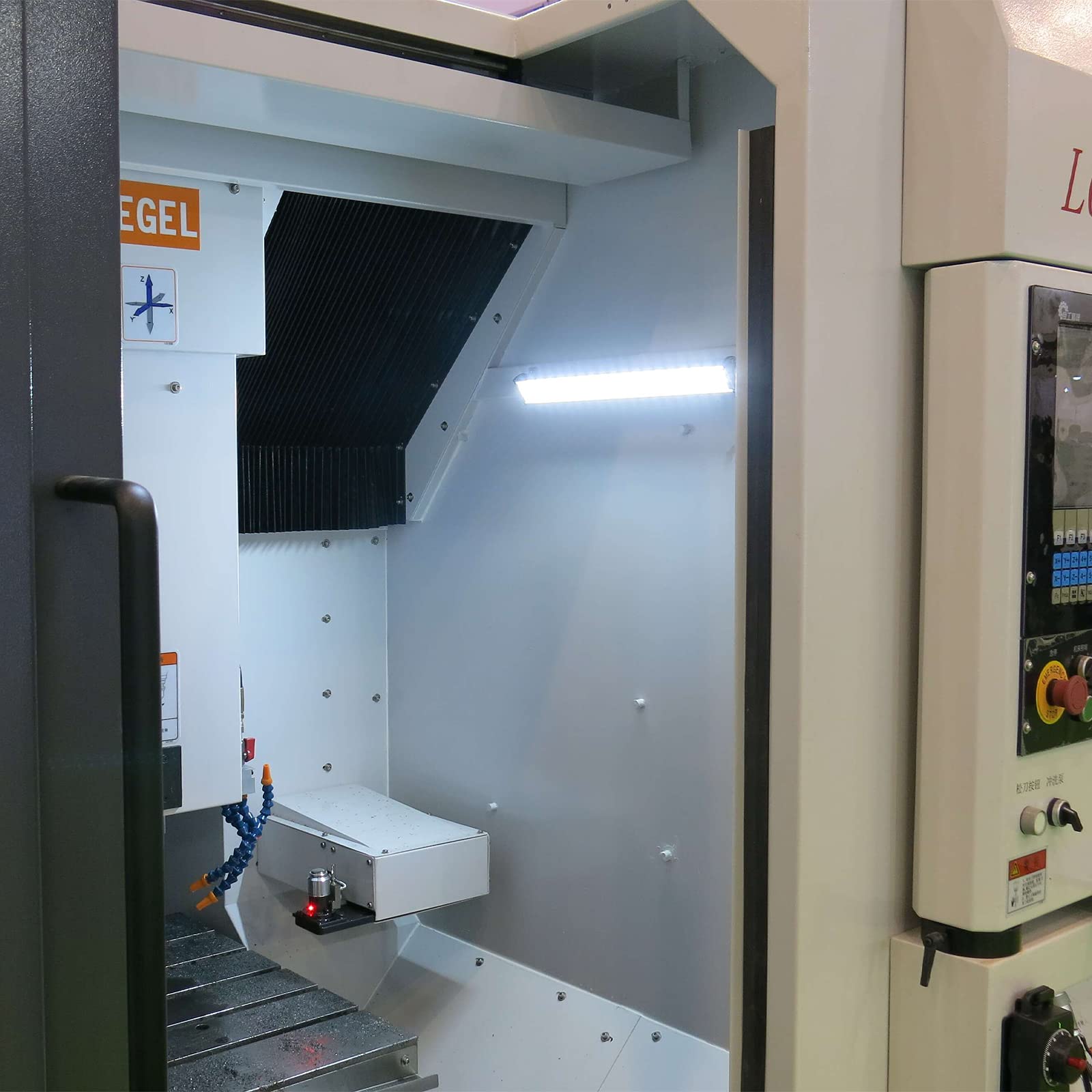 CNC LED-werklamp 230V/24V IP67 - Workshop Tools Youtube recensie en prijs
