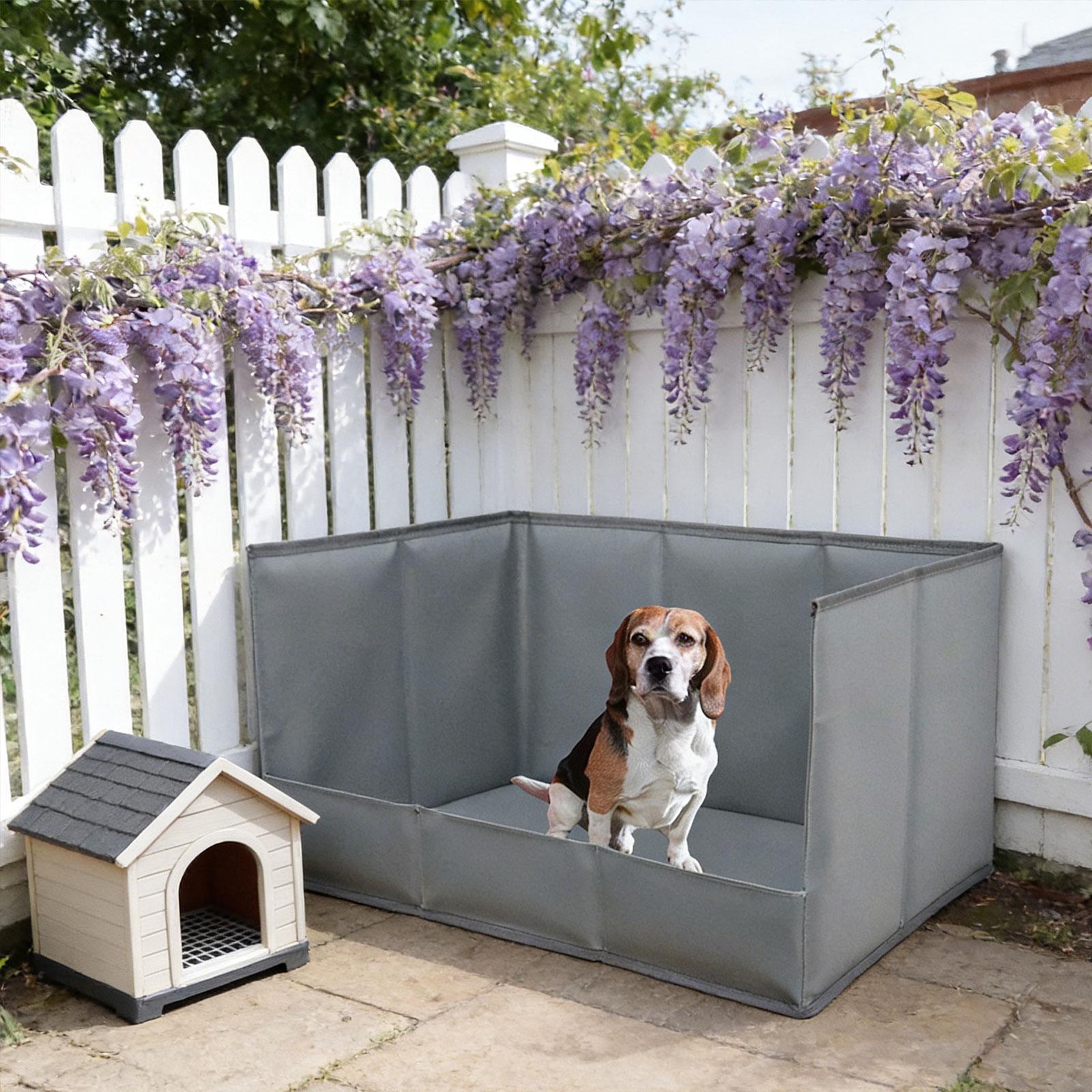 Draagbare binnen-hondenpot met - Bench Dog Hole recensie en prijs