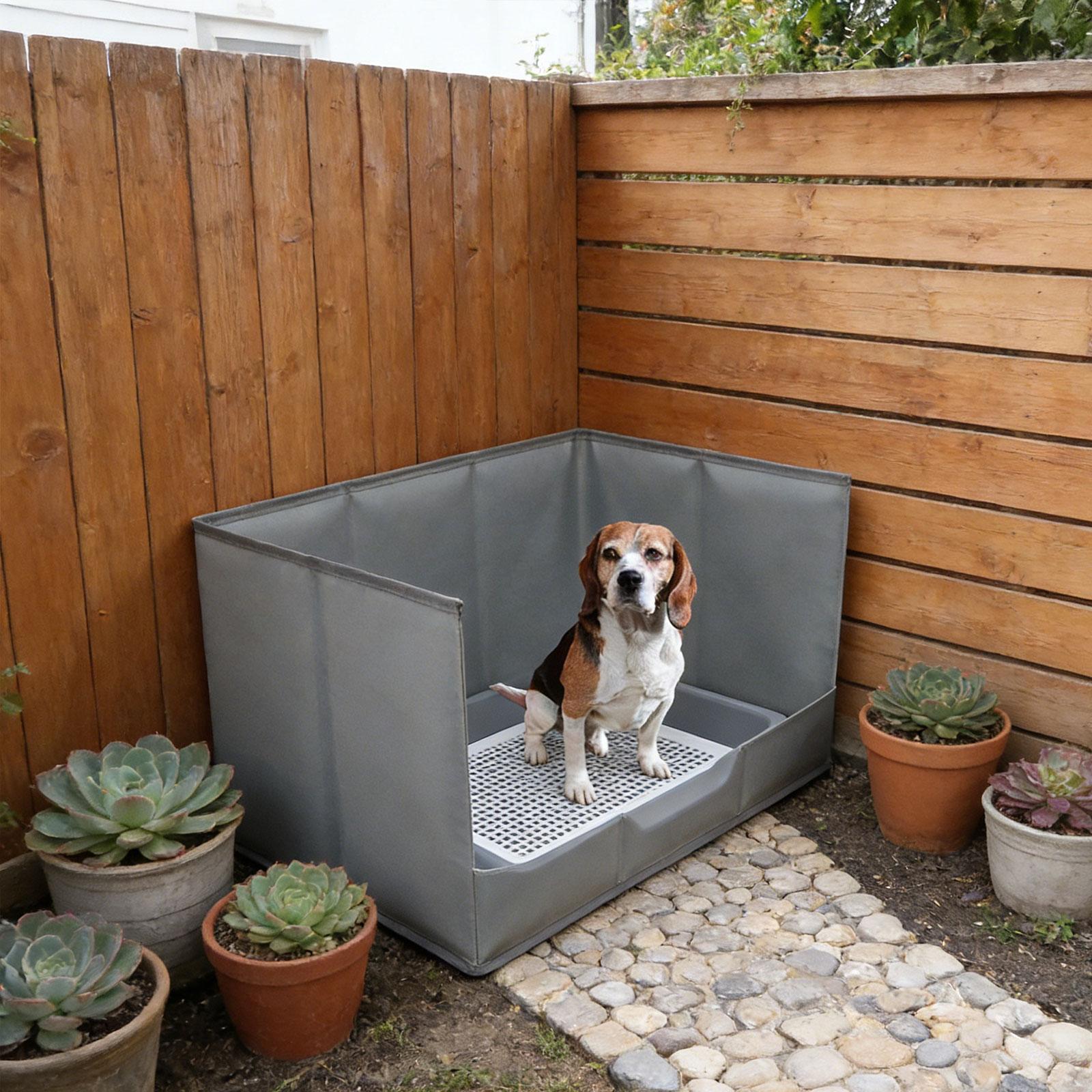 Draagbare binnen-hondenpot met - Bench Dog Hole recensie en prijs