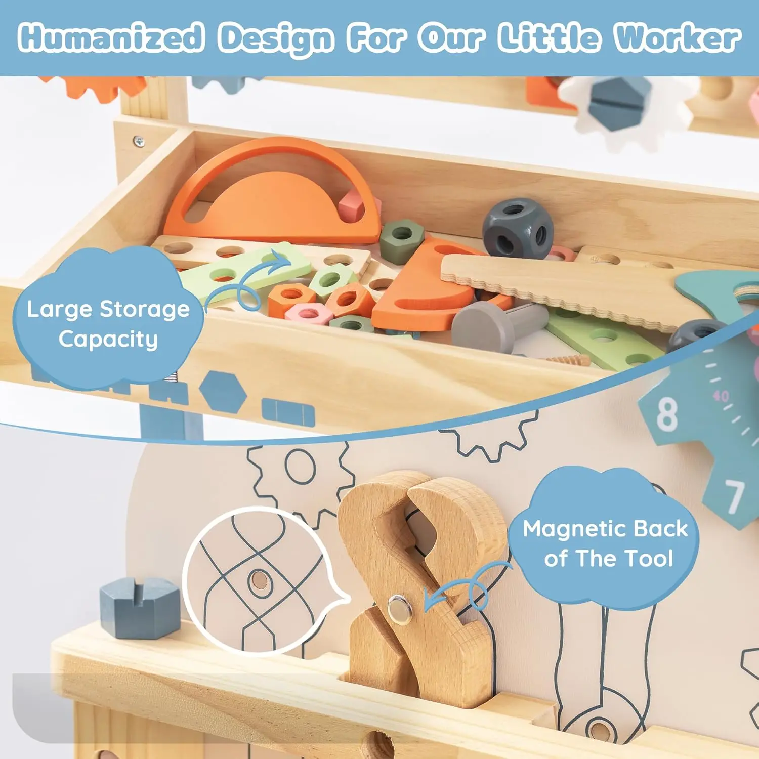 Robotime Robud Gereedschapsban - Tools Workshop For Kids recensie en prijs