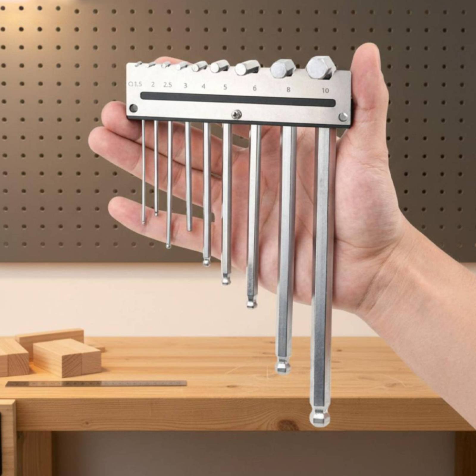 Wandmontage inbussleutelhouder - Workshop Tools Holder recensie en prijs