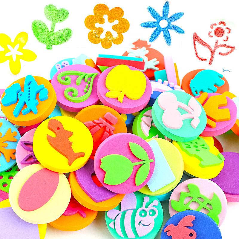 6 Stks/zak Schuimstempels Voor - Tools Workshop Kids recensie en prijs