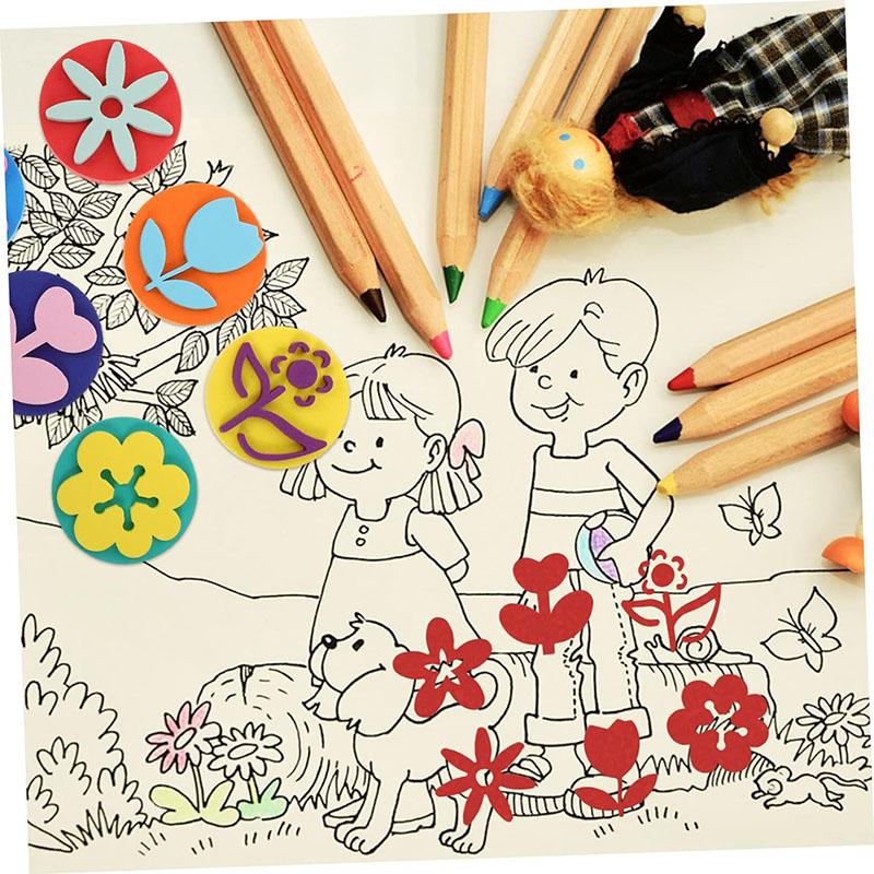 6 Stks/zak Schuimstempels Voor - Tools Workshop Kids recensie en prijs