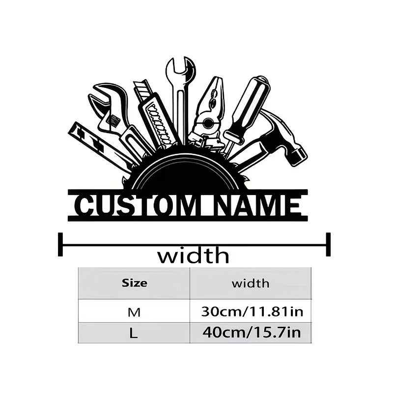 Op maat gemaakte metalen geree - Tools Name In Workshop recensie en prijs